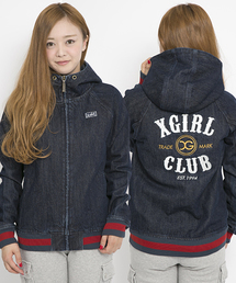 X-girl | LINED RIB JEAN JACKET(その他アウター)