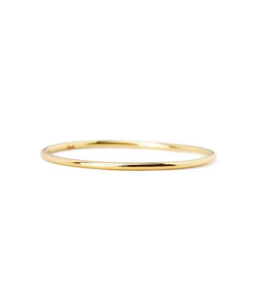 美品♡シエナロゼ デザインダイヤフォークリング(6粒メレ)k10 SIENA ROSE（シエナロゼ）の「【廃盤】デザインダイヤフォークリング[6