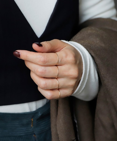 SIENA ROSE（シエナロゼ）の「TREASURE CHEST・ワイヤーリング（リング・レディース・イエローゴールド・11号/7号/9号/13号）」の10枚目の写真