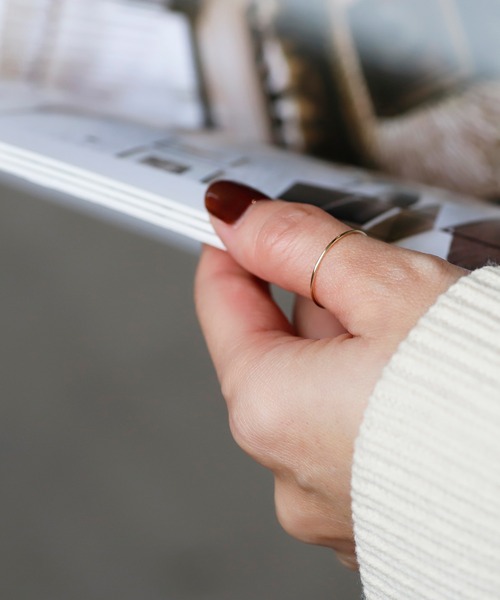 SIENA ROSE（シエナロゼ）の「TREASURE CHEST・ワイヤーリング（リング・レディース・イエローゴールド・11号/7号/9号/13号）」の11枚目の写真