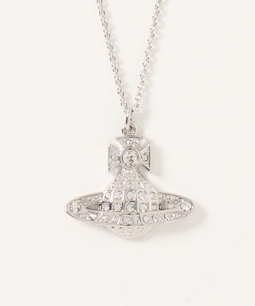 Vivienne Westwood（ヴィヴィアンウエストウッド）の「63020090/MINNIE BAS RELIEF PENDANT（ネックレス・レディース・ゴールド/ピンク/シルバー・FREE）」の3枚目の写真