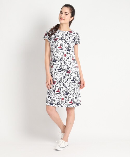 定価29,700円☘️adabat☘️ミラノリブモックネック半袖ワンピース 定価29,700円☘️adabat☘️ミラノリブモックネック半袖
