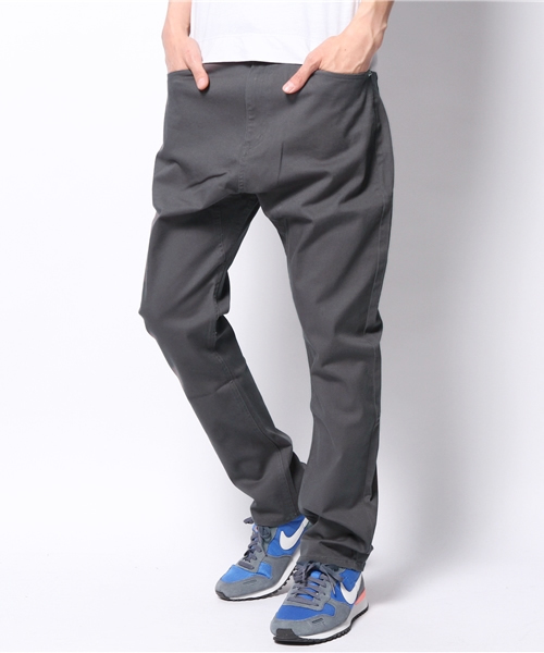 WEGO(ウィゴー)の「WEGO/サルエルチノパンツ(チノパンツ・メンズ・ブラック/グレー/ベージュ・MEDIUM/LARGE)」の13枚目の写真