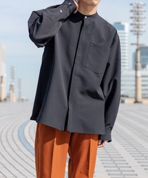kutir | ルーズバンドカラーシャツ(シャツ/ブラウス)