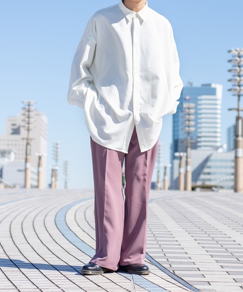 kutir（クティール）の「サイドストリングルーズシャツ（シャツ/ブラウス・メンズ・ホワイト/ライトブルー/ベージュ・MEDIUM/LARGE）」の15枚目の写真