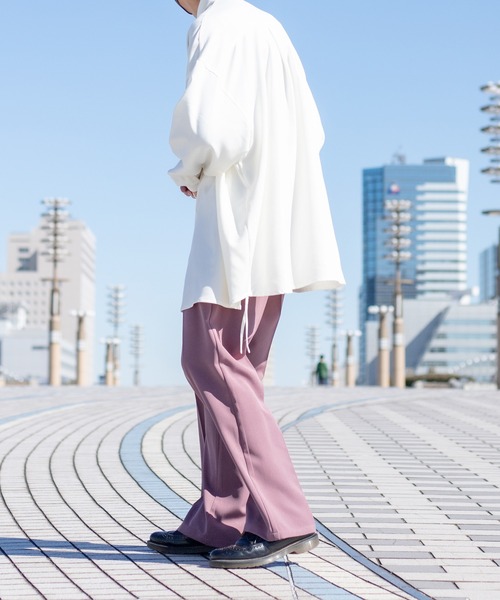 kutir（クティール）の「サイドストリングルーズシャツ（シャツ/ブラウス・メンズ・ホワイト/ライトブルー/ベージュ・MEDIUM/LARGE）」の11枚目の写真