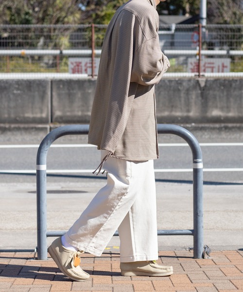 kutir（クティール）の「サイドストリングルーズシャツ（シャツ/ブラウス・メンズ・ホワイト/ライトブルー/ベージュ・MEDIUM/LARGE）」の10枚目の写真