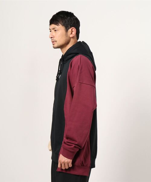 Kappa（カッパ）の「Kappa(カッパ)【MENS】CRAZY SWITCH SWEAT HOODIE（パーカー・メンズ・ブラック/サンドベージュ/バーガンディー・M/L/XL）」の4枚目の写真