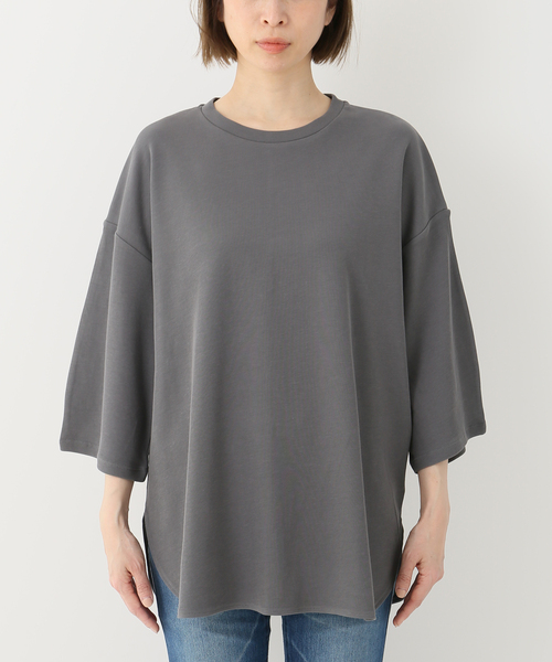 Simplicite（サンプリシテ）の「パフスリーブチュニック◆（Tシャツ/カットソー・レディース・ホワイト/チャコールグレー/アイボリー・FREE）」の12枚目の写真