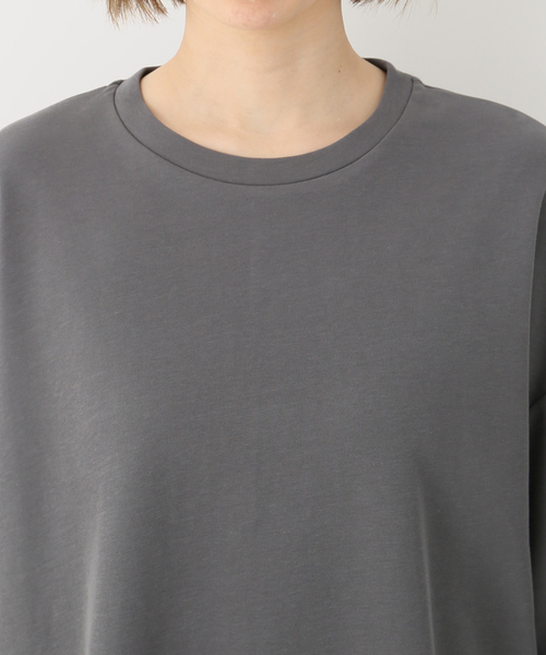 Simplicite（サンプリシテ）の「パフスリーブチュニック◆（Tシャツ/カットソー・レディース・ホワイト/チャコールグレー/アイボリー・FREE）」の9枚目の写真