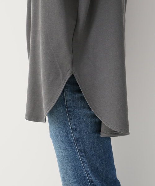 Simplicite（サンプリシテ）の「パフスリーブチュニック◆（Tシャツ/カットソー・レディース・ホワイト/チャコールグレー/アイボリー・FREE）」の5枚目の写真