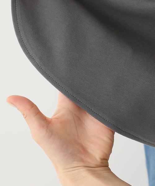 Simplicite（サンプリシテ）の「パフスリーブチュニック◆（Tシャツ/カットソー・レディース・ホワイト/チャコールグレー/アイボリー・FREE）」の4枚目の写真