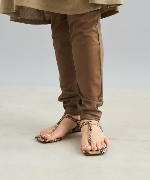 DouDou（ドゥドゥ）の「フレアスカート＋シアーレギンス（スカート・レディース・ライトベージュ/カーキ・FREE）」の7枚目の写真