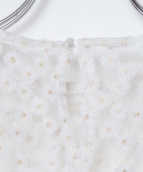 WEGO（ウィゴー）の「WEGO/マーガレットシアーブラウス（シャツ/ブラウス・レディース・ホワイト・FREE）」の9枚目の写真