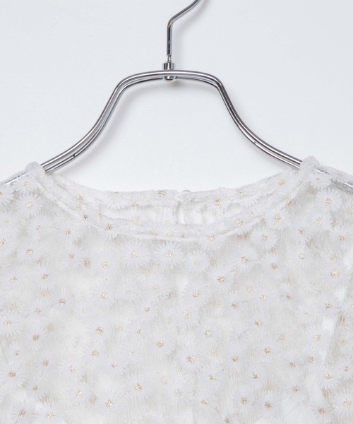 WEGO（ウィゴー）の「WEGO/マーガレットシアーブラウス（シャツ/ブラウス・レディース・ホワイト・FREE）」の10枚目の写真