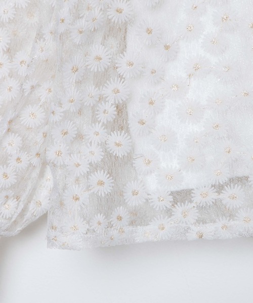 WEGO（ウィゴー）の「WEGO/マーガレットシアーブラウス（シャツ/ブラウス・レディース・ホワイト・FREE）」の6枚目の写真