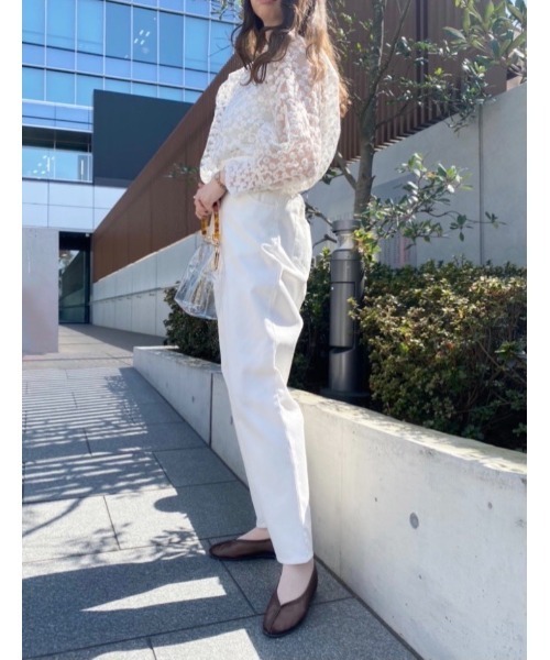 WEGO（ウィゴー）の「WEGO/マーガレットシアーブラウス（シャツ/ブラウス・レディース・ホワイト・FREE）」の2枚目の写真