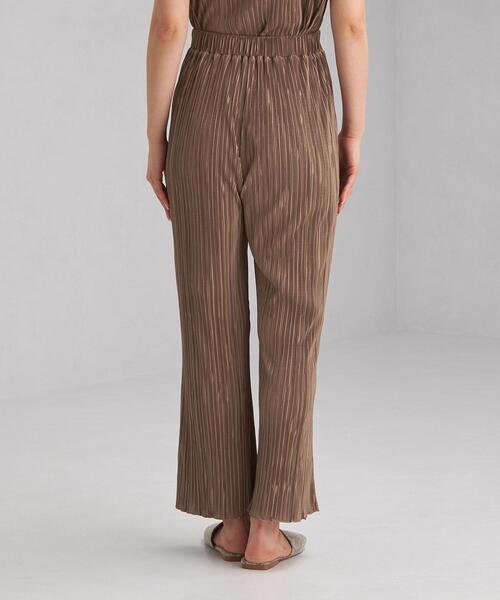 green label relaxing（グリーンレーベルリラクシング）の「FFC ランダム プリーツ ワンピース + パンツ ペアアップ（ワンピース・レディース・ライトブルー/ブラウン/ナチュラル・FREE）」の12枚目の写真