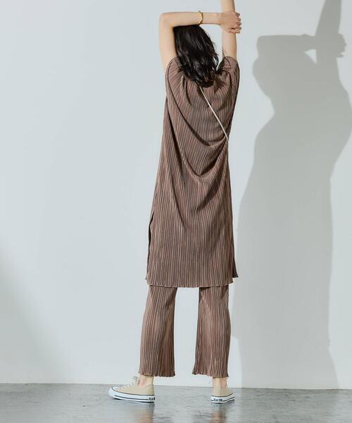 ワンピース プリーツ Label パンツ Ffc パンツ ワンピース ランダム Relaxing グリーンレーベルリラクシング のファッション Label ペアアップ ワンピース Green