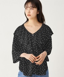 【WEB限定】ラッフル衿ブラウス ＊