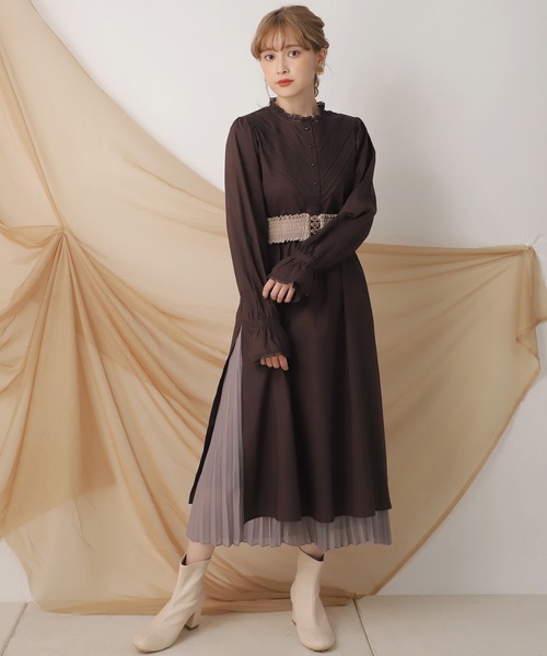 セール ブランド古着 長袖ワンピース ワンピース One After Another Nice Claup ワンアフターアナザーナイスクラップ のファッション通販 Zozoused