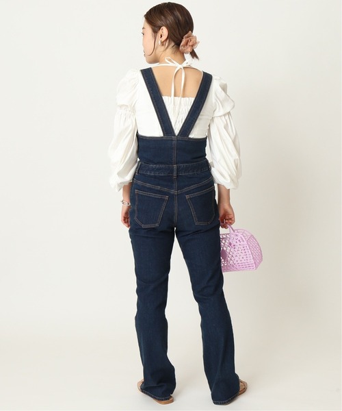 U by SPICK&SPAN(ユーバイスピックアンドスパン)の「≪追加≫U-ginal タイトデニムオールインワン2◆(つなぎ/オールインワン・レディース・ブラック/ネイビー/ブルー系その他・38/36/34)」の21枚目の写真