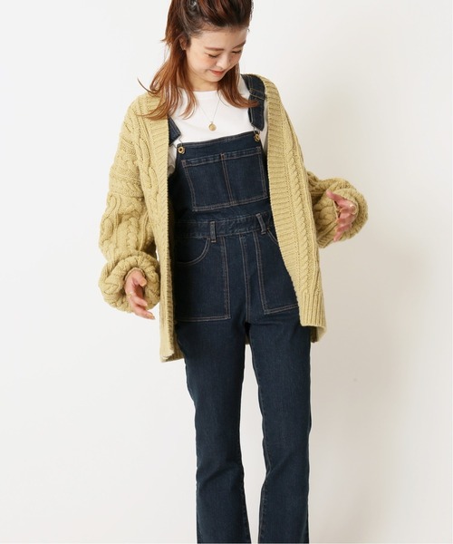 yuukana　oll デニム オールインワン セール】≪追加≫U-ginal タイトデニムオールインワン2