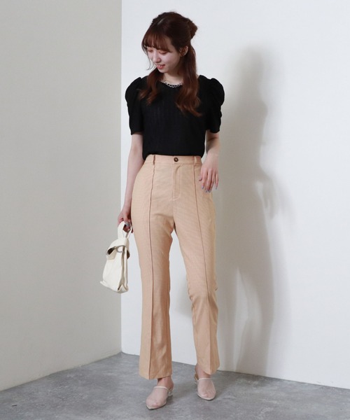 archives（アルシーヴ）の「【入荷禁止】チェックフレアパンツ（その他パンツ・レディース・ブルー/ベージュ/グリーン/ブラウン/オレンジ・MEDIUM）」の17枚目の写真