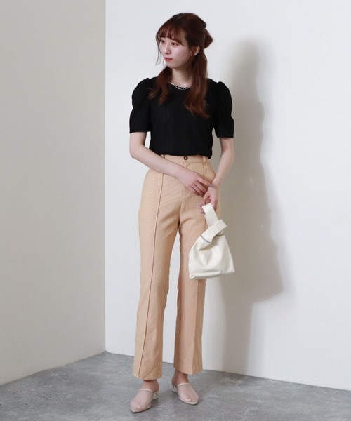 archives（アルシーヴ）の「【入荷禁止】チェックフレアパンツ（その他パンツ・レディース・ブルー/ベージュ/グリーン/ブラウン/オレンジ・MEDIUM）」の19枚目の写真