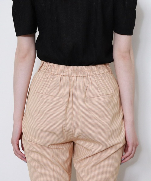 archives（アルシーヴ）の「【入荷禁止】チェックフレアパンツ（その他パンツ・レディース・ブルー/ベージュ/グリーン/ブラウン/オレンジ・MEDIUM）」の9枚目の写真