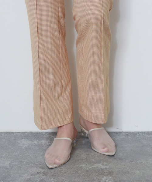 archives（アルシーヴ）の「【入荷禁止】チェックフレアパンツ（その他パンツ・レディース・ブルー/ベージュ/グリーン/ブラウン/オレンジ・MEDIUM）」の22枚目の写真