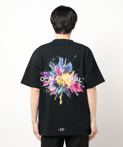 A4A（エーフォーエー）の「A4A/エーフォーエー/スプラッシュ半袖Tシャツ（Tシャツ/カットソー・メンズ・ホワイト/ブラック・FREE）」の5枚目の写真