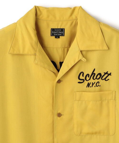 schott（ショット）の「Schott/ショット/LYOCELL SS BOWLING