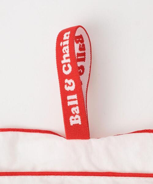 green label relaxing（グリーンレーベルリラクシング）の「[ ボールアンドチェーン ] Ball&Chain VEGITBL SC マーケット バッグ（エコバッグ/サブバッグ・レディース・ホワイト/ブラック・FREE）」の7枚目の写真