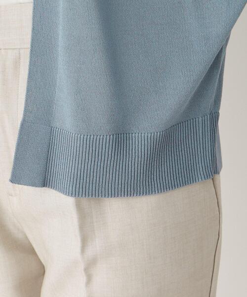 pink adobe（ピンクアドベ）の「◆【M-3L】【ひんやり/洗える】シアー ドルマンカーディガン（カーディガン/ボレロ・レディース・イエロー/ライトブルー/ライトグレー/オフホワイト/ブラック/ピンク系・38/40/44/42）」の7枚目の写真