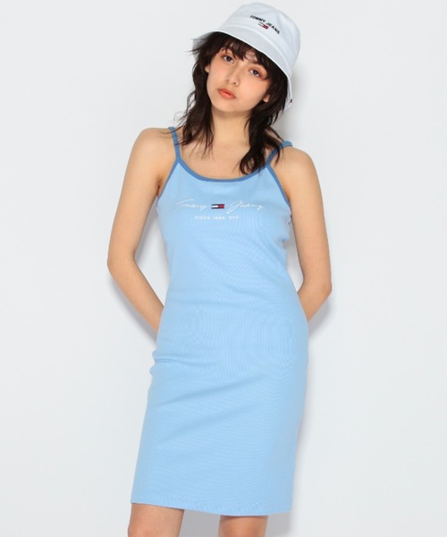 セール Pastel Collection ロゴキャミワンピース ワンピース Tommy Jeans トミー ジーンズ のファッション通販 Zozotown