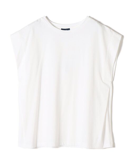 SHIPS(シップス)の「ショルダータックプルオーバー◆(Tシャツ/カットソー・レディース・ホワイト/ブラック/カーキ/ラベンダー・ONE SIZE)」の10枚目の写真