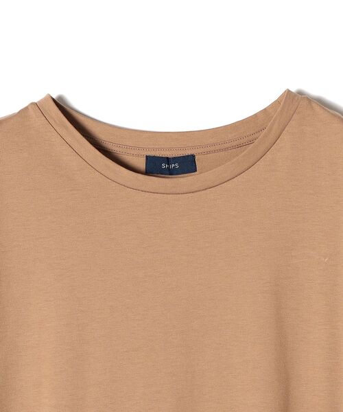 SHIPS(シップス)の「ショルダータックプルオーバー◆(Tシャツ/カットソー・レディース・ホワイト/ブラック/カーキ/ラベンダー・ONE SIZE)」の17枚目の写真