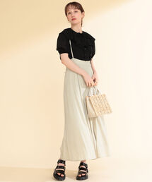 Ray BEAMS | Ray BEAMS / サス付 ロング フレア スカート(スカート)