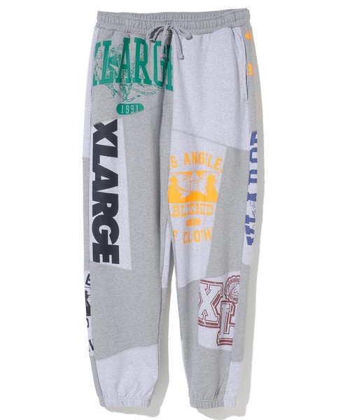 エクストララージ XLARGE スウェット パンツ リメイク パッチ