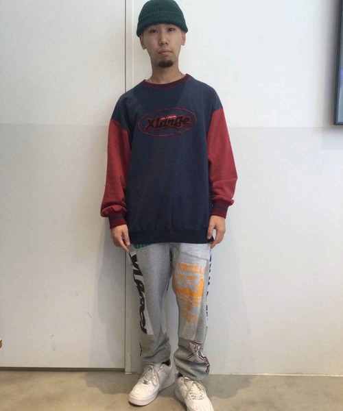 XLARGE（エクストララージ）の「PATCHWORK SWEAT PANTS（その他パンツ・メンズ・ブラック/アッシュ・S/M/L/XL）」の17枚目の写真