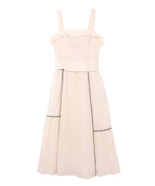 LAGUNAMOON(ラグナムーン)の「パイピングビスチェベアワンピース(ワンピース)」 WEAR