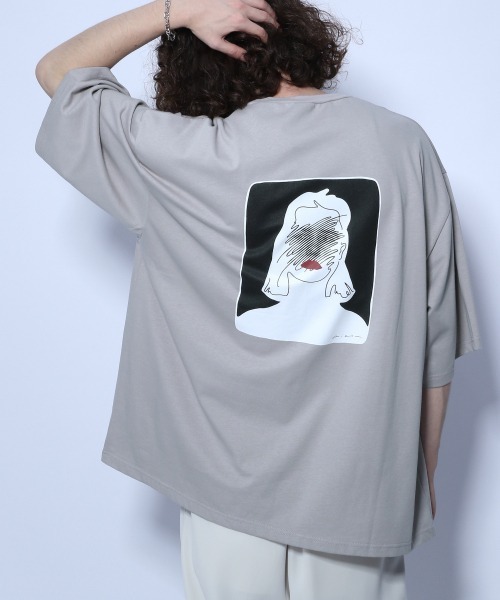 グラフィックビッグプリントTシャツ (TOWN) HARE（ハレ）の「グラフィックビッグプリントTEE by AICON (HARE