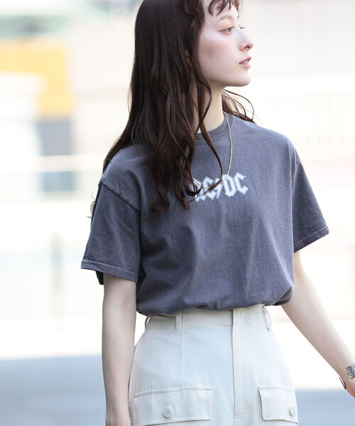 GOOD ROCK SPEED（グッドロックスピード）の「【WEB限定】GOOD ROCK SPEED / ACDC Tシャツ（Tシャツ/カットソー・レディース・ブラウン・ONE SIZE）」の19枚目の写真