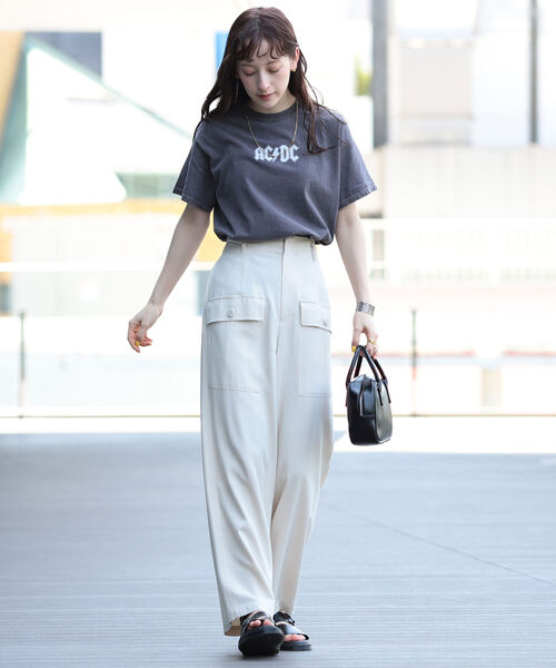 GOOD ROCK SPEED（グッドロックスピード）の「【WEB限定】GOOD ROCK SPEED / ACDC Tシャツ（Tシャツ/カットソー・レディース・ブラウン・ONE SIZE）」の21枚目の写真