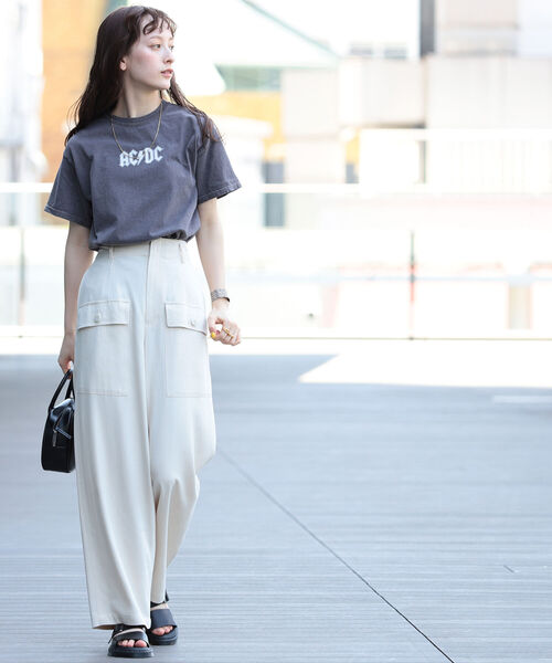 GOOD ROCK SPEED（グッドロックスピード）の「【WEB限定】GOOD ROCK SPEED / ACDC Tシャツ（Tシャツ/カットソー・レディース・ブラウン・ONE SIZE）」の22枚目の写真