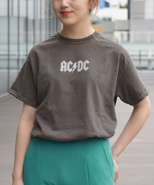 GOOD ROCK SPEED（グッドロックスピード）の「【WEB限定】GOOD ROCK SPEED / ACDC Tシャツ（Tシャツ/カットソー・レディース・ブラウン・ONE SIZE）」の5枚目の写真