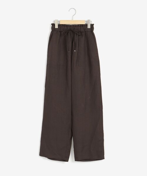 le.coeur blanc（ルクールブラン）の「レーヨン麻イージーパンツ（その他パンツ・レディース・ホワイト系その他/サンドベージュ/キャメル/ダークブラウン・36/38）」の19枚目の写真