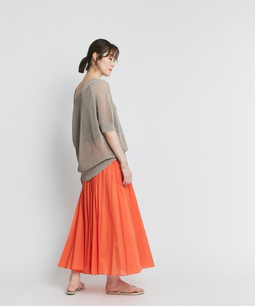 RIVE DROITE（リヴドロワ）の「ペーパーヤーンフィッシュネットニット（ニット/セーター・レディース・ベージュ/ブルー・FREE）」の19枚目の写真