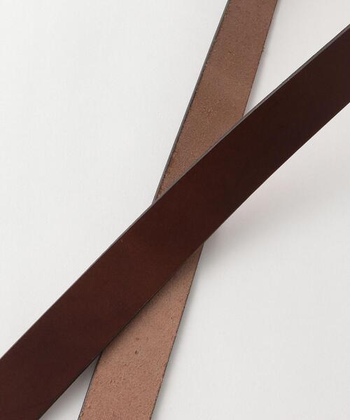Steven Alan（スティーブンアラン）の「＜Steven Alan＞LEATHER SLYDER BELT/ベルト（ベルト・レディース・ダークブラウン・FREE）」の3枚目の写真